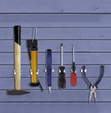 Tool Spring Terry Clips – Bright Zinc Plated Heavy Duty Handle Holder for Tools, Brooms, Mops & Garden Equipment