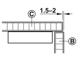 Loft Touch Push Latch Catch – Push to Open Cupboard Door Hatch Auto Latch for Cabinet, Wardrobe & Loft Hatch