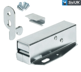 Loft Touch Push Latch Catch – Push to Open Cupboard Door Hatch Auto Latch for Cabinet, Wardrobe & Loft Hatch