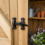 Turn Buckle Latch – Traditional Black Ironmongery Locking Catch for Gates, Sheds, Doors, and Cabinets