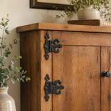 Gothic Hinges – Decorative Wrought Iron Door and Cabinet Hinges (89mm)