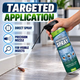 Kill Insect Freeze Spray INSTANT KILL Natural Non-Toxic for All Insects(Spiders, Bed bugs, Ants, Flies, Beetles, wasps, Hornets, Silverfish, Cockroaches, Cloth Moth, Carpet Moth)  Organ-X