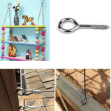 Vine Eyes – 50mm, 75mm, 100mm Screw-In Hooks for Wire, Fencing, Garden Trellis & Wall Fixings