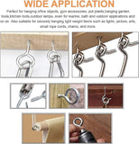 Vine Eyes – 50mm, 75mm, 100mm Screw-In Hooks for Wire, Fencing, Garden Trellis & Wall Fixings