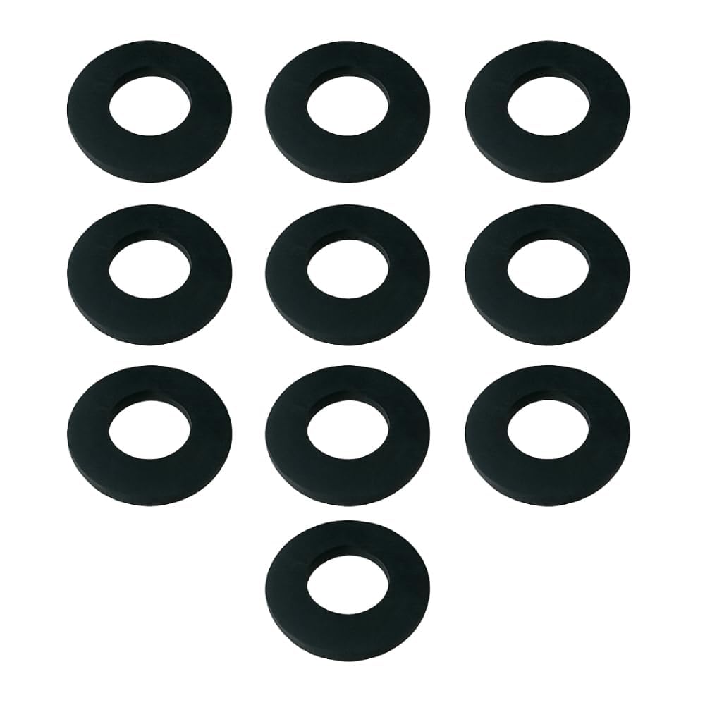 10 x Rubber Washing Machine Hose Washers ¾” – Universal Inlet Pipe Seals for Dishwasher, Garden Tap & Laundry Connector