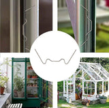 GREENHOUSE SPARE PARTS STAINLESS STEEL W CLIPS GLASS CLIPS