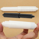 Toilet Roll Spindle White or Black Spring Loaded Tissue Paper Loo Holder Roller - Sisi UK Ltd