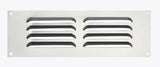 Satin Aluminium Louvre Air Vent Cover – Adjustable Ventilation Grille with Flyscreen – Sizes 9"x3", 9"x6", 9"x9"