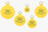 Self-Adhesive Plate Hanger Disc – Invisible Stick-On Hook for Picture & Wall Hanging – 5 Sizes Available