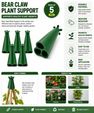 Pyramid Wigwam Cone Garden Cane Tops – Bamboo Cane Grip Top Protectors for Plant Support Sticks & Garden Canes – Pack of 5