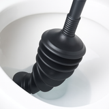 Toilet Plunger with Strong Suction – Unblock Clogged Toilets Fast