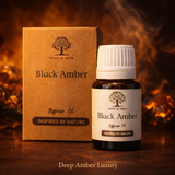 Black Amber Diffuser Oil 10ml Resinous Home Fragrance Oil Secret of Vedas