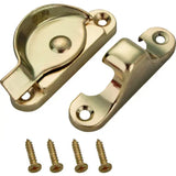 Fitch Fastener – Diecast Window Lock – Bright Zinc Plated & Electro Brass Plated – Secure Sash Window Catch