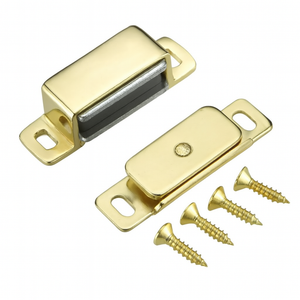 Heavy Duty Magnetic Catch – 6kg Hold – Brass, Chrome, Black, or Antique Bronze Cabinet & Cupboard Door Latch