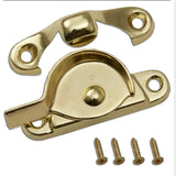 Fitch Fastener – Diecast Window Lock – Bright Zinc Plated & Electro Brass Plated – Secure Sash Window Catch