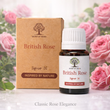 British Rose Diffuser Oil 10ml Floral Home Fragrance Oil Secret of Vedas