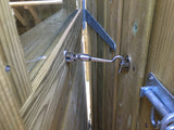 Polished Chrome Cabin Hooks – Heavy-Duty Door, Gate & Window Latches – Sizes 2" to 12" (50mm–300mm)