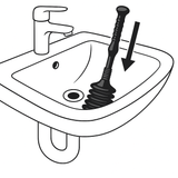 Plunger – Large and Medium Sizes for Drain Unblocking