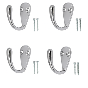 Single Robe Hook – Wall Mounted Coat Towel Hook for Bathroom & Bedroom – CP, EB, Satin, Matt Black Finish