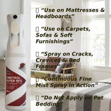 Cimetrol Super RFU Insecticide Spray 300ml – Ready-to-Use Bed Bug, Flea & Crawling Insect Treatment | Approved for Use on Mattresses & Soft Furnishings | HSE No. 10801