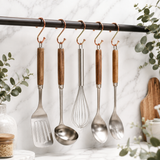 Copper Ball End S Hooks – Kitchen & Bathroom Storage Hangers for Pans, Utensils, Towels, Mugs, Rails and Racks