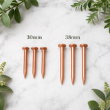 Copper Clout Nails – Heavy Duty Roofing & Wood Nails for Joinery, Upholstery & Carpentry – 30mm & 38mm