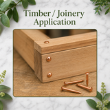 Copper Clout Nails – Heavy Duty Roofing & Wood Nails for Joinery, Upholstery & Carpentry – 30mm & 38mm