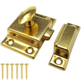 Cupboard Box Catch – EB & NP Finish Latch for Cabinet, Chest, Trunk, Drawer & Storage Box