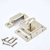 Cupboard Box Catch – EB & NP Finish Latch for Cabinet, Chest, Trunk, Drawer & Storage Box