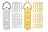 3 Hole Heavy Duty Picture Hanger Chrome/ Brass Plated