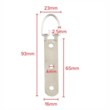 3 Hole Heavy Duty Picture Hanger Chrome/ Brass Plated