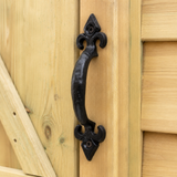 Black FLD Pull Handle – Antique Handles - Traditional Ironmongery Style – Ideal for Doors, Cabinets, and Drawers (100mm & 175mm)