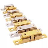 Double Ball Catch Chrome / Brass Cabinet Cupboard Door Roller Latch