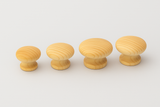 Pine Cabinet Knobs – Drilled Wooden Furniture Knobs (No Screws Included) – 30mm to 50mm Sizes Available