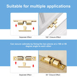 Double Ball Catch Chrome / Brass Cabinet Cupboard Door Roller Latch