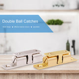 Double Ball Catch Chrome / Brass Cabinet Cupboard Door Roller Latch