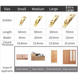 Double Ball Catch Chrome / Brass Cabinet Cupboard Door Roller Latch