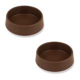 Rubber Castor Cups – Soft Non-Slip Floor Protectors for Hard Floors – Small 50mm & Large 63mm
