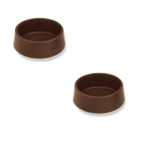 Rubber Castor Cups – Soft Non-Slip Floor Protectors for Hard Floors – Small 50mm & Large 63mm