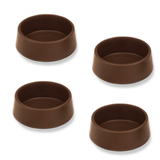 Rubber Castor Cups – Soft Non-Slip Floor Protectors for Hard Floors – Small 50mm & Large 63mm
