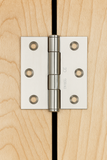 Rising Butt Hinges – Left & Right Hand – Brass Plated and Zinc Plated Door Hinges (Pack of 2 - 3" each)