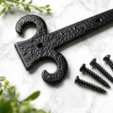 Black Antique Spear Design Door Hinge Fronts False/Dummy Antique Decorative
