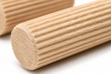 Wooden Dowel Pins Fluted Timber Dowels – Wood Joining Pegs for Furniture, Cabinet Making & DIY Woodworking – Multiple Sizes