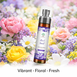 Floral Air Freshener Spray 100ml Alcohol Free Room Fragrance Secret of Vedas