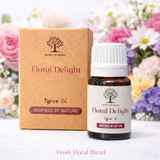Floral Delight Diffuser Oil 10ml Mixed Floral Fragrance Oil Secret of Vedas