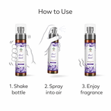 Floral Air Freshener Spray 100ml Alcohol Free Room Fragrance Secret of Vedas