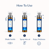 Aqua Air Freshener Spray 100ml Alcohol Free Room Fragrance Secret of Vedas