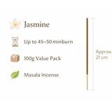 Jasmine Incense Sticks Luxury Home Fragrance Secret of Vedas