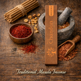 Kesar Chandan Incense Sticks Luxury Home Fragrance Secret of Vedas