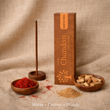 Kesar Chandan Incense Sticks Luxury Home Fragrance Secret of Vedas